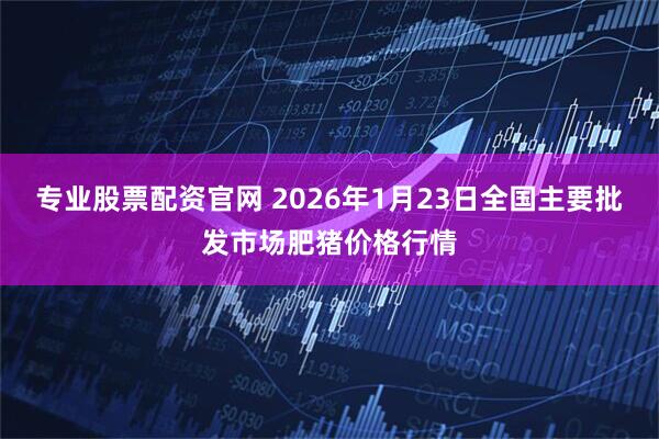 专业股票配资官网 2026年1月23日全国主要批发市场肥猪价格行情